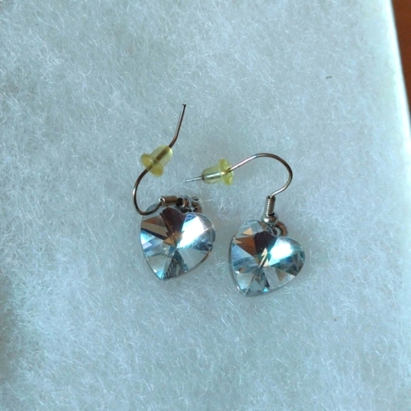 Lab Diamond Pierced Earrings - Picture 1 of 1